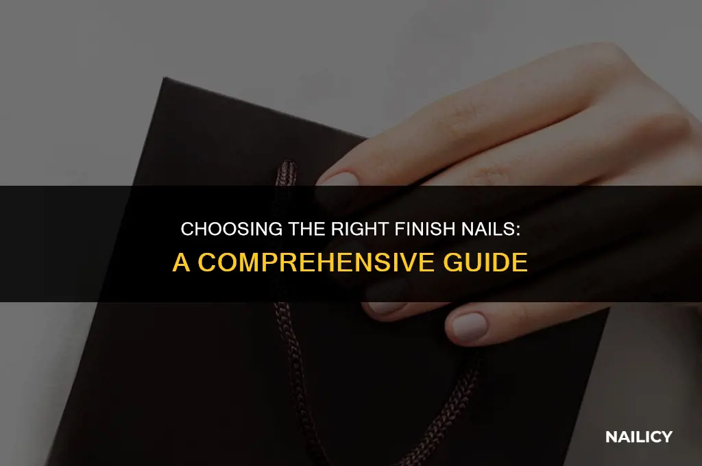 what gauge are finish nails