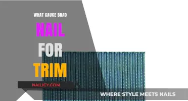 Selecting the Right Brad Nail Gauge for Trim Work