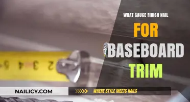 Finish Nail Gauge for Baseboard Trim: What's Best?