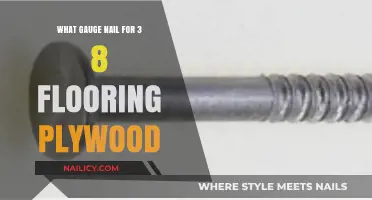 Best Nail Gauge for 3/8 Flooring Plywood Installation Guide