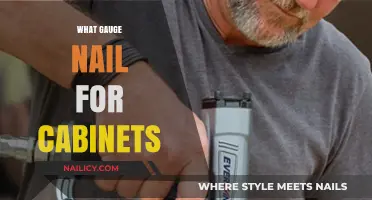 Choosing the Right Nail Gauge for Cabinet Installation: A Guide