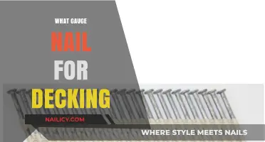 Choosing the Right Nail Gauge for Your Decking Project
