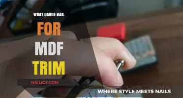 Selecting the Right Nail Gauge for MDF Trim