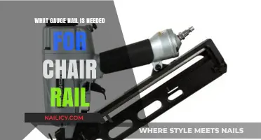 Choosing the Right Nail Gauge for Chair Rail Installation