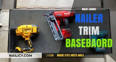 Best Gauge Nailer for Trimming Baseboards