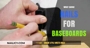Choosing the Right Nail Gauge for Baseboard Installation: A Guide