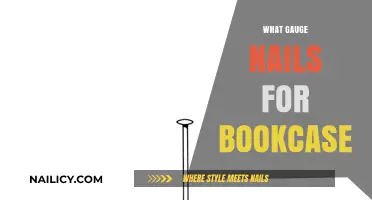 Choosing the Right Gauge Nails for Your Bookcase Project