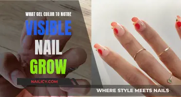 Gel Nails: Camouflaging Growth with Color