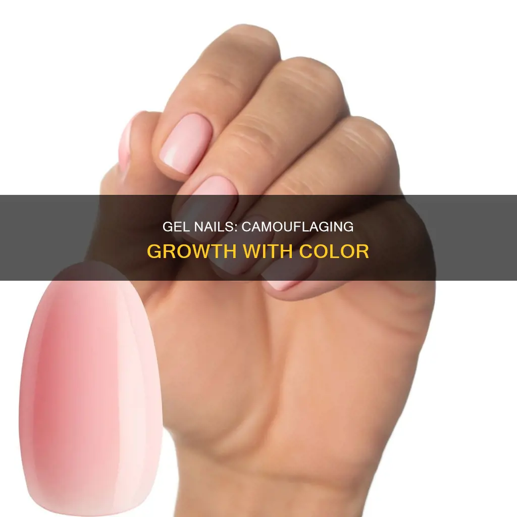 what gel color to notbe visible nail grow
