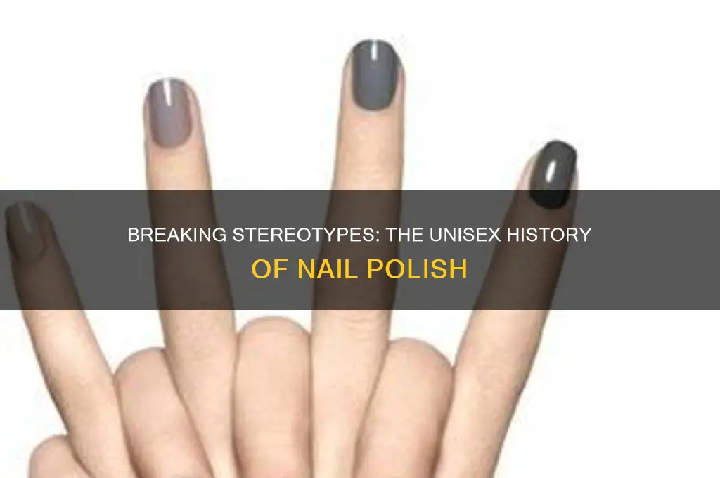 what gender was nail polish made for