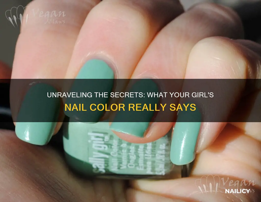 what girls nail color means