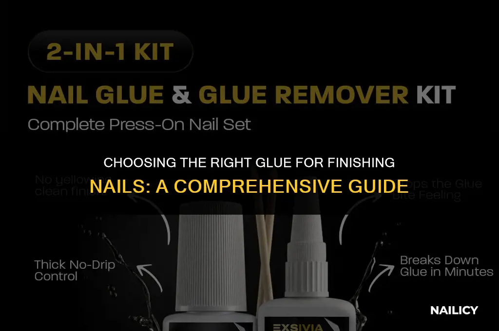 what glue for finish nails