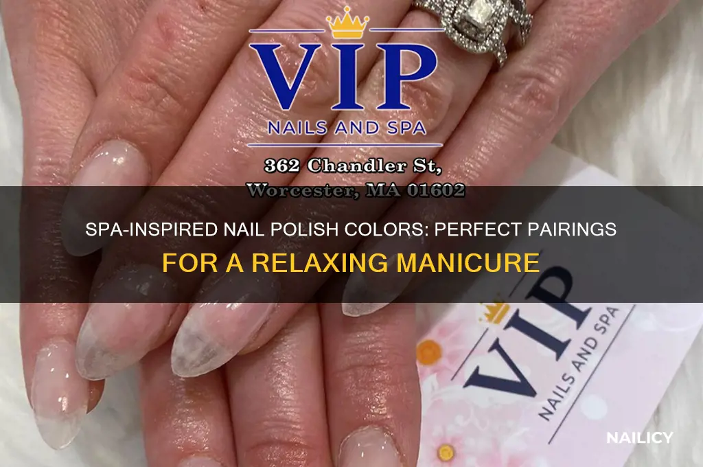 what goes w the color spa for nail polish