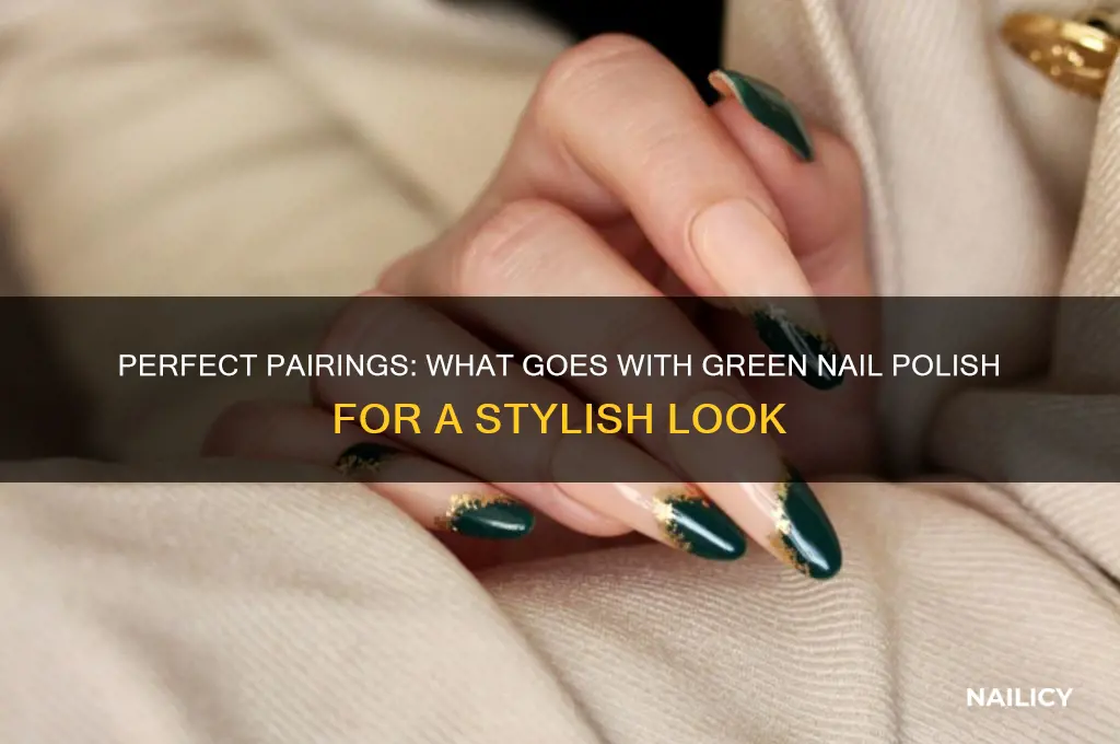 what goes with green nail polish
