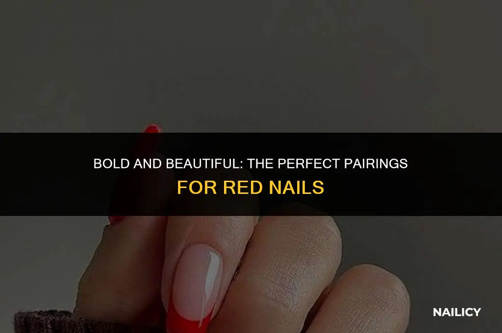 what goes with red nails