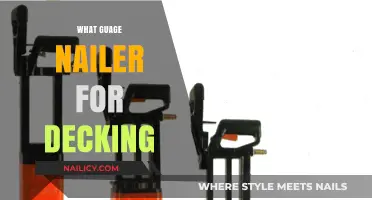 Choosing the Right Gauge Nailer for Your Decking Project