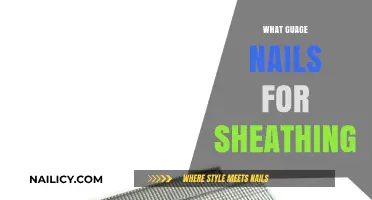Choosing the Right Gauge Nails for Sheathing: A Comprehensive Guide