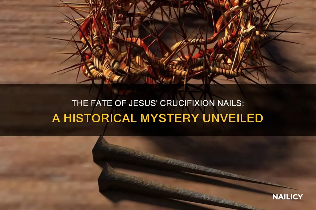 what happen to the nails that crusified jesus