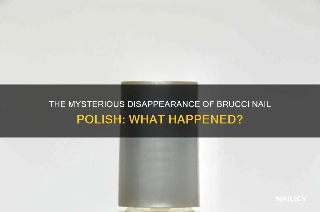 what happened to brucci nail polish