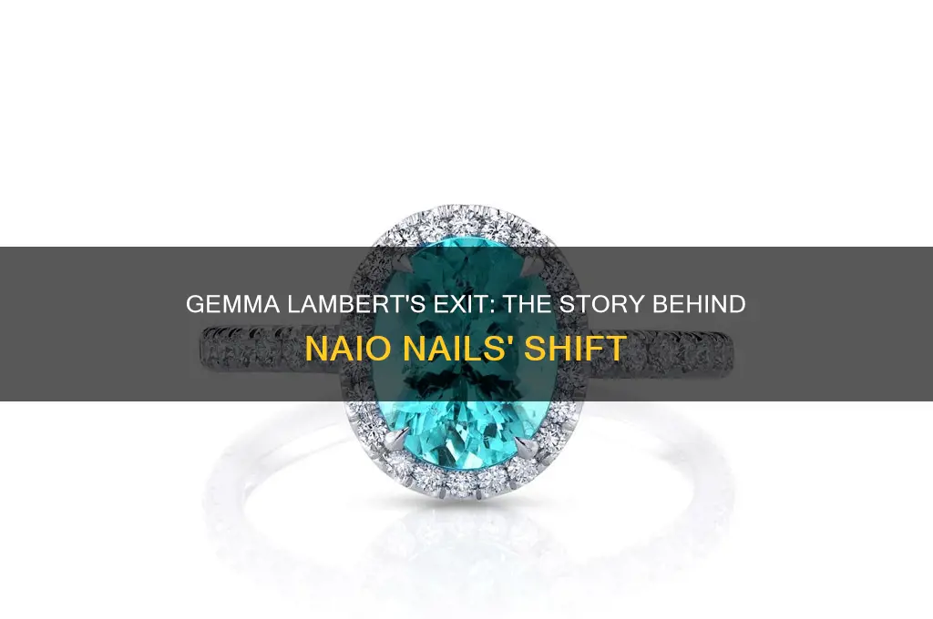 what happened to gemma lambert naio nails
