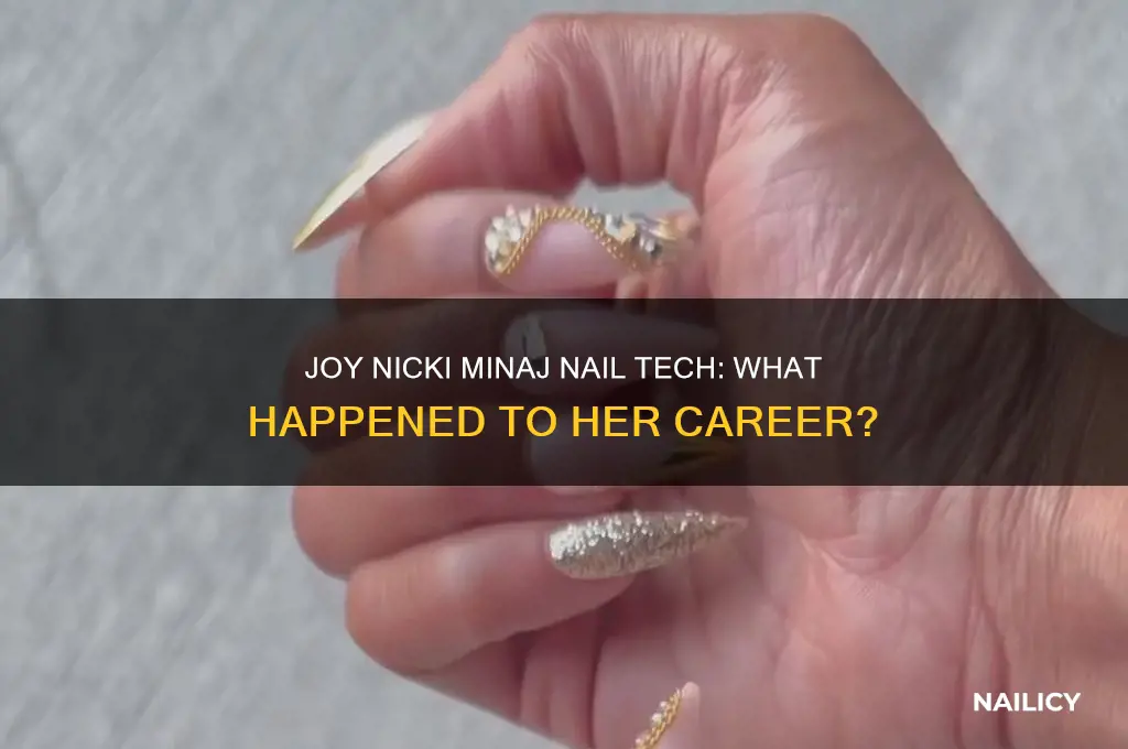 what happened to joy nicki minaj nail tech
