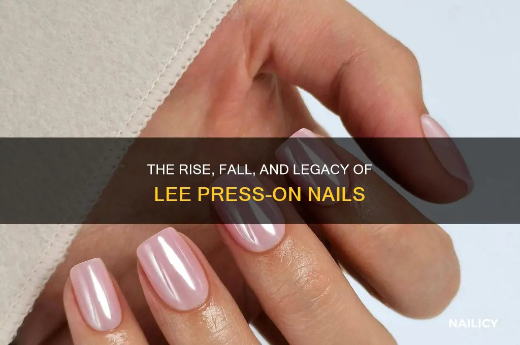 what happened to lee press on nails