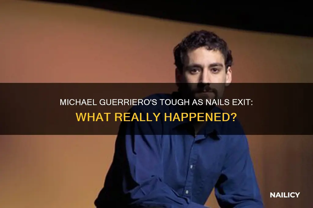 what happened to michael guerriero tough as nails