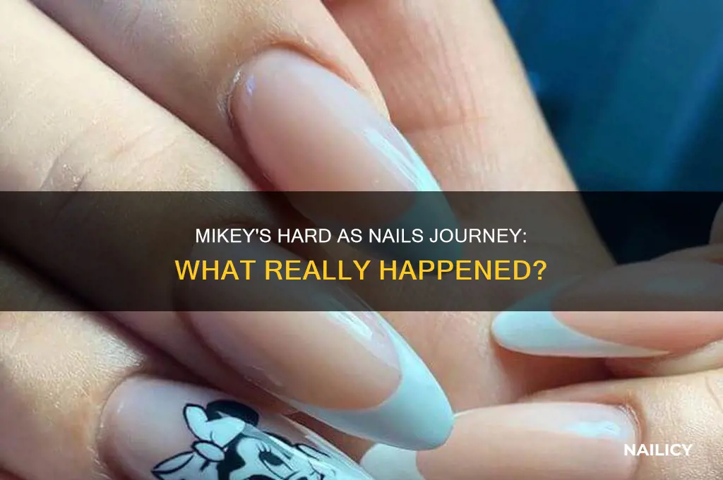 what happened to mikey on hard as nails