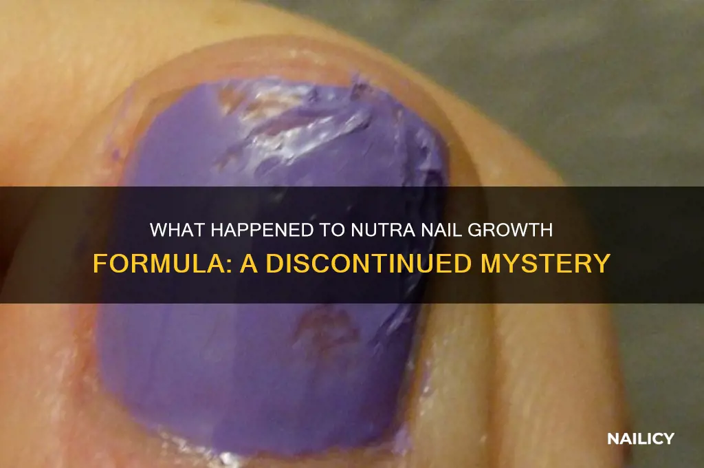 what happened to nutra nail growth formula