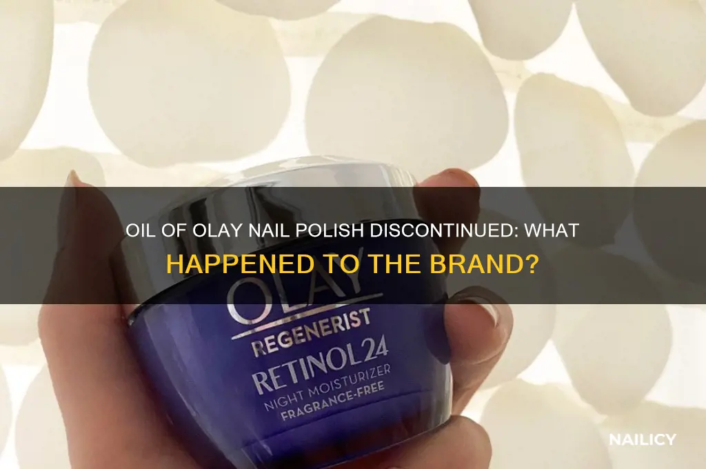 what happened to oil of olay nail polish