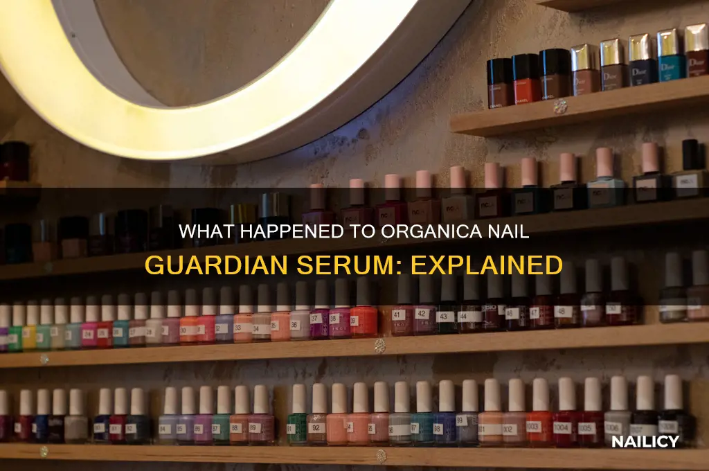 what happened to organica nail guardian serum