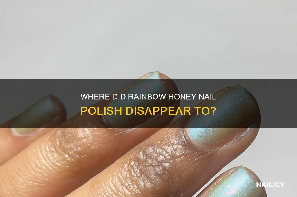 what happened to rainbow honey nail polish