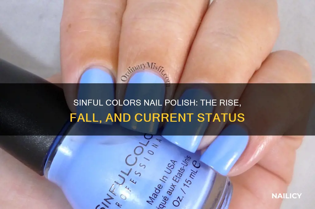 what happened to sinful colors nail polish