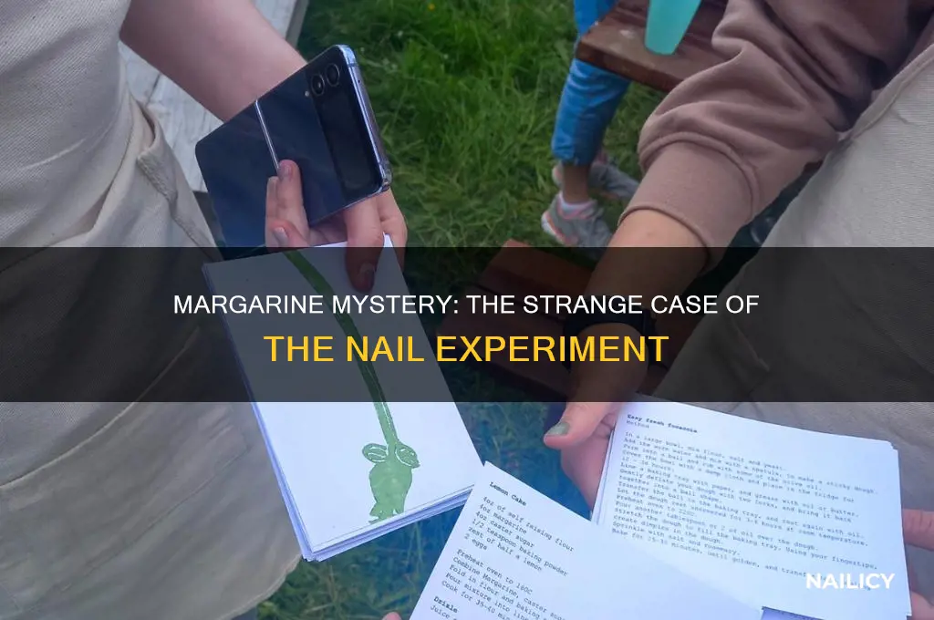 what happened to the margarine on the nail