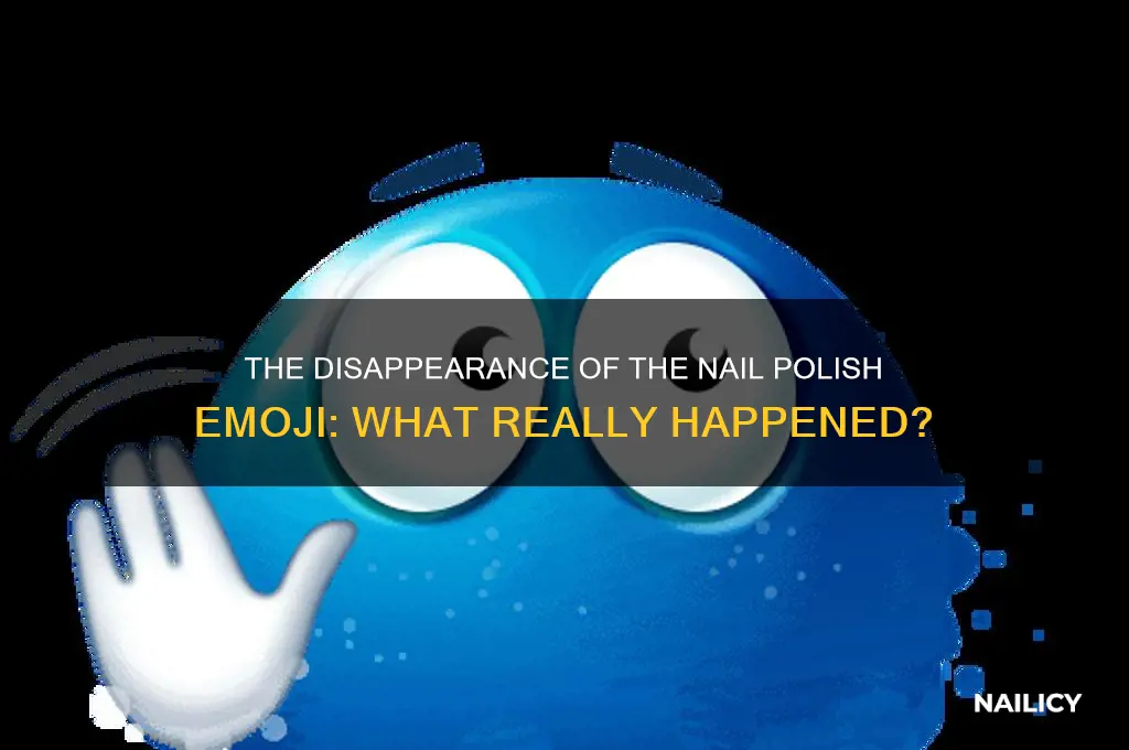 what happened to the nail polish emoji