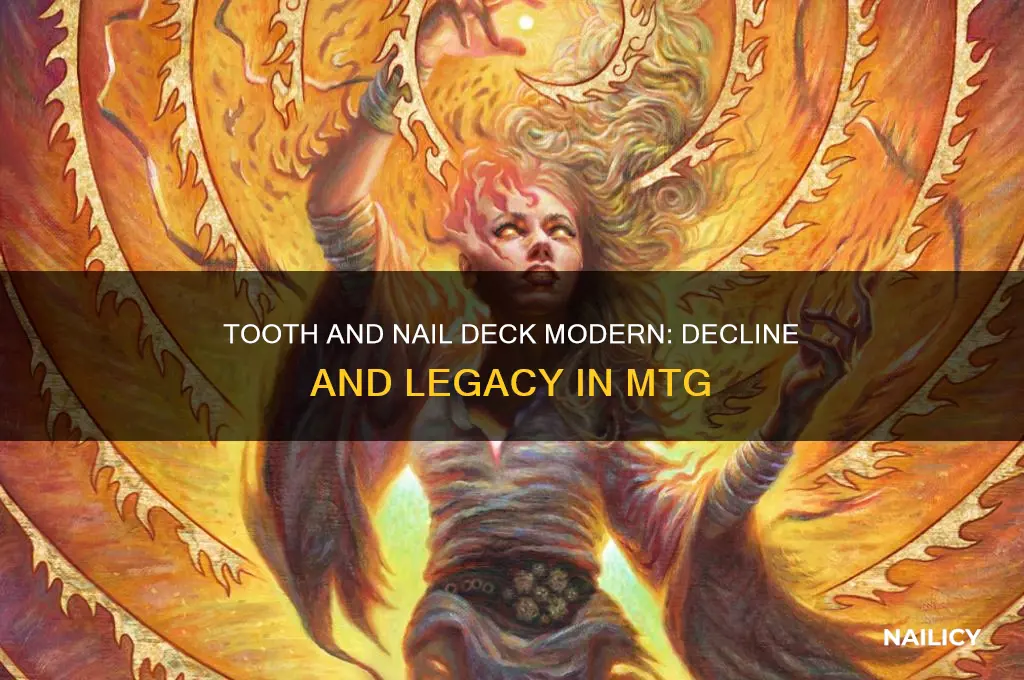 what happened to tooth and nail deck modern