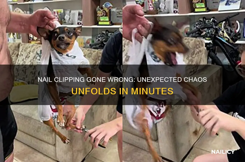 what happened while i was clipping my nails