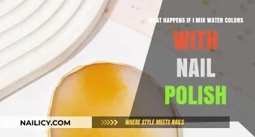 Mixing Watercolors and Nail Polish: Creative Experiment or Disaster?