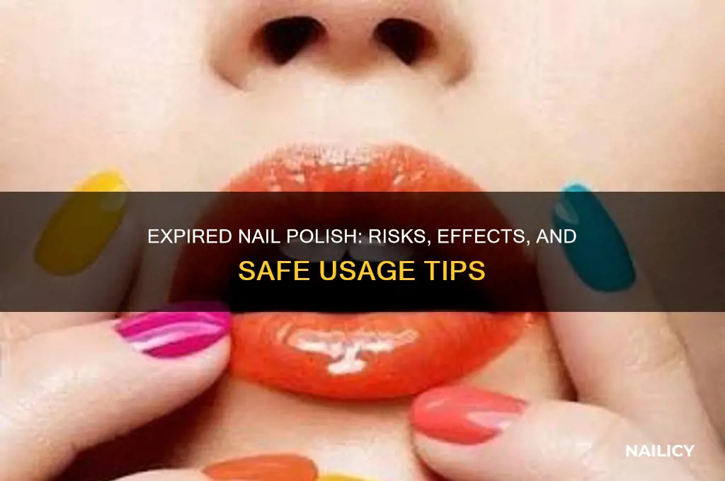 what happens if i use expired nail polish