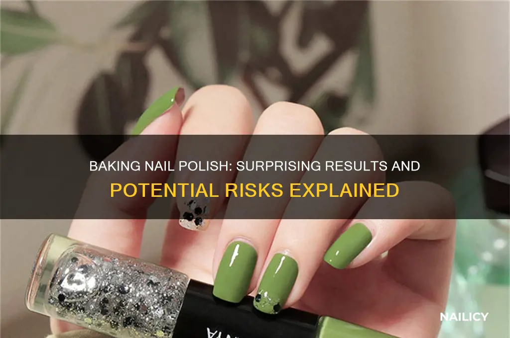 what happens if you bake nail polish