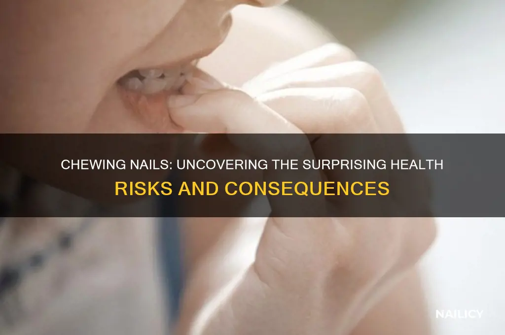 what happens if you chew your nails