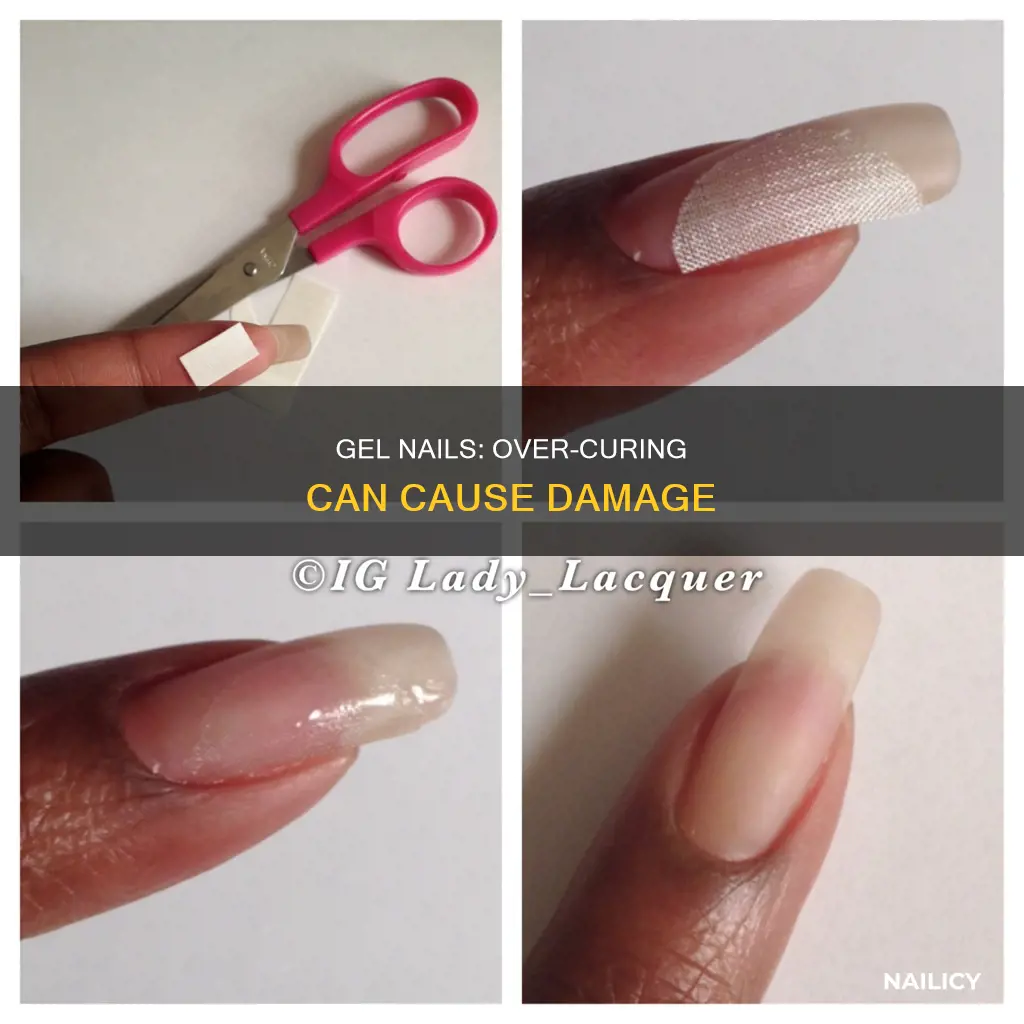 what happens if you cure gel nails too long