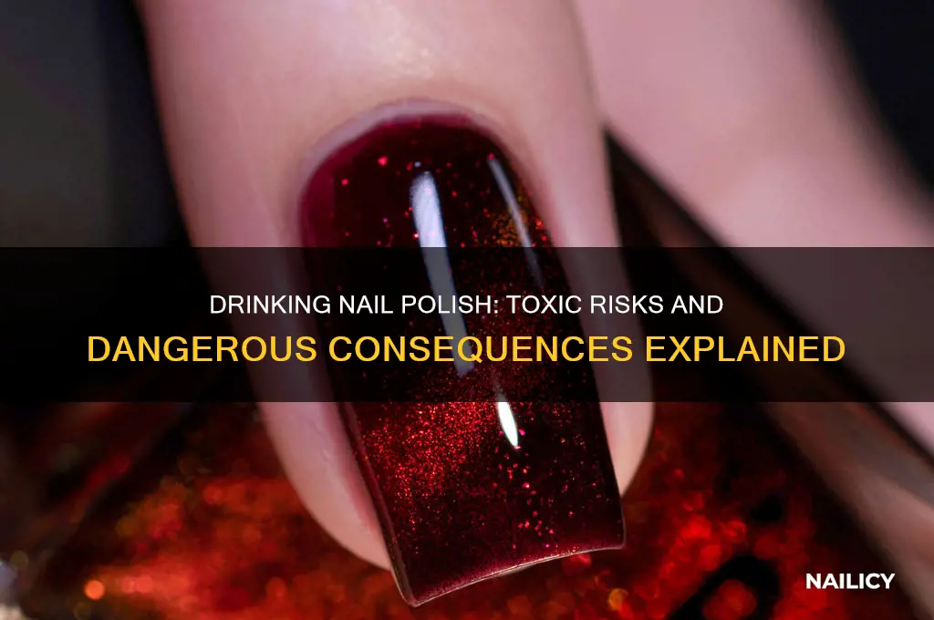 what happens if you drink nail polish