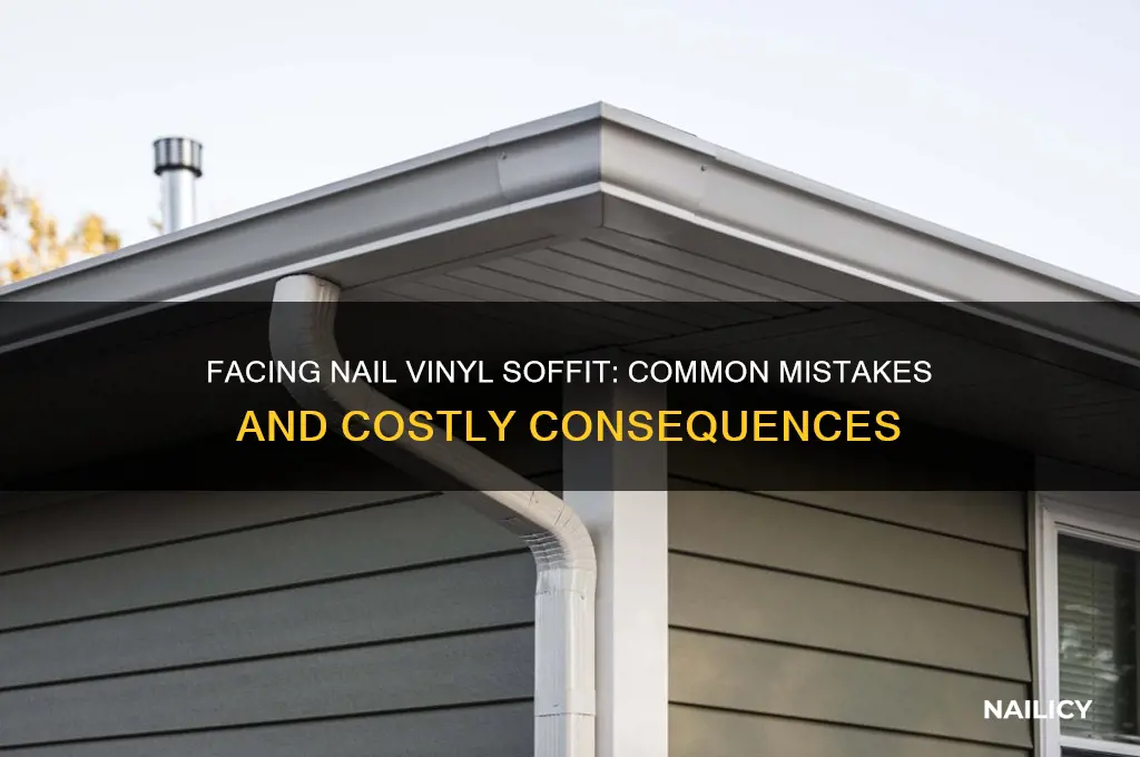 what happens if you face nail vinyl soffit