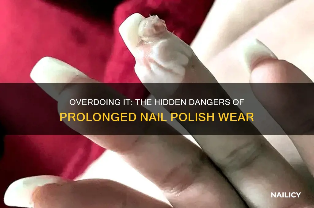 what happens if you leave nail polish on too long