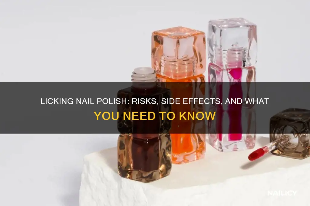 what happens if you lick nail polish