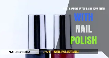 Painting Teeth with Nail Polish: Risks, Dangers, and Consequences Explained