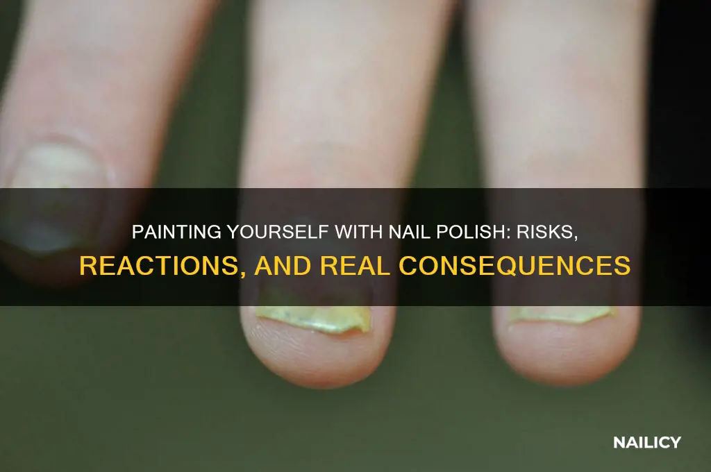 what happens if you paint yourself with nail polish
