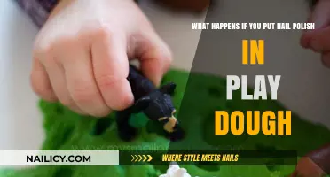 Nail Polish in Play Dough: Surprising Effects and Safety Tips