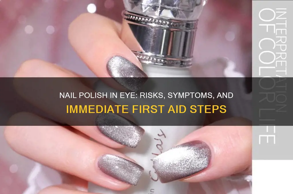 what happens if you put nail polish in your eye